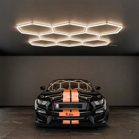 LED mennyezeti lámpatest LED/280W/85-265V 4000K 313x298 cm CRI 90 IP54 fehér