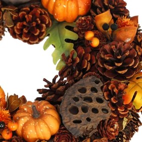 Retlux - Őszi koszorú HALLOWEEN átm. 35 cm