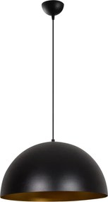 Sivani MR-723 fekete-arany fém függőlámpa, Ø50 cm
