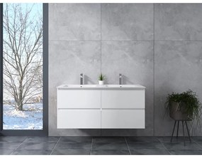 Dijon White fürdőszoba szekrény mosdóval 120cm