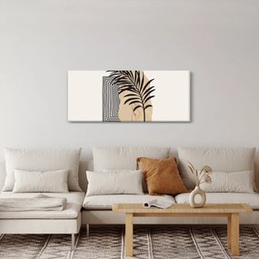 Kép - Absztrakció trópusi levelekkel N⁰3 (120x50 cm)