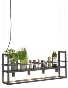 Okos lógólámpa fekete, WiFi-vel A60 - Cage Rack