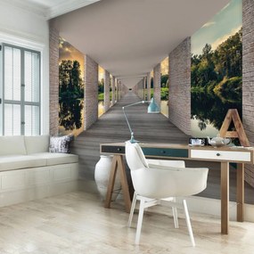 Fotótapéta - A tóra néző alagút (152,5x104 cm)