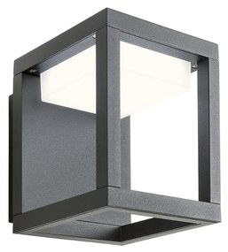 Kültéri Fali lámpa, fekete, 3000K melegfehér, beépített LED, 946 lm, Redo Xiera 9564