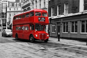 Kép - London busszal (90x60 cm)