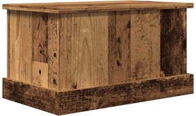 vidaXL antik fa színű szerelt fa tárolódoboz 30 x 50 x 28 cm