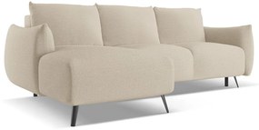 Bézs sarokkanapé (bal oldali) Malie – Makamii