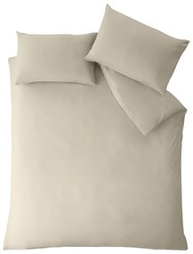 Bézs kétszemélyes ágyneműhuzat 200x200 cm So Soft Easy Iron – Catherine Lansfield