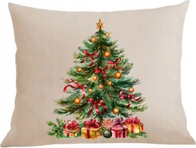 Karácsonyi párna párnahuzat Gyönyörű karácsonyfa csillag párna