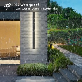 Brilagi - LINEAR LED kültéri fali lámpatest 22W/230V 4000K IP65 antracit