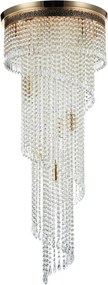 MAYTONI DIA522-CL-12-G CASCADE Kristály Mennyezeti Lámpa Antik Arany E14 IP20