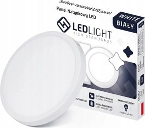 Plafon Led 6W falra szerelhető panel nem villogó CCD semleges 4000K 11,2 cm