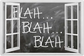 Poszterek 90x60 Blah... Blah... Blah...