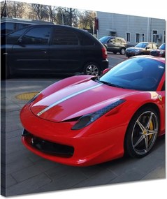 Vászonkép 30x30 Piros Ferrari