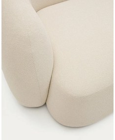 Krémszínű zsenília sarokkanapé (jobb oldali-heverő résszel) Martina – Kave Home