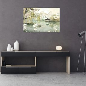 Kép - Kínai tó (90x60 cm)