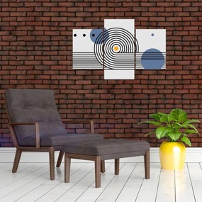 Kép - Minimalista absztrakció N⁰1 (90x60 cm)