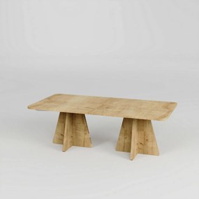 Double Mushroom Sapphire Oak konferenciaasztal