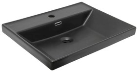 Cabinet washbasin SAT B-Way 61x46,5 cm black SATBW6046BKM