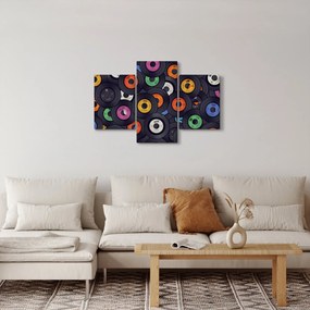 Kép - Zenei gramofonlemezek (90x60 cm)