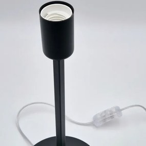 Asztali lámpa ASTRID 1xE27/60W/230V matt fekete