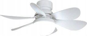 2IN1 Led Izzó 12W E27 Ventilátorral 52CM Ventilátor Mennyezeti Lámpa Távirányító