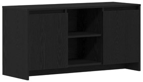 TV Szekrény Fekete Tölgy 102x37,5x52,5 cm Mérnöki Fa