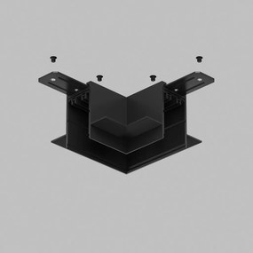 TR/EU-2112-BK Recessed-mounted Ceiling-to-Ceiling Corner, black color — TR/EU-2112-BK