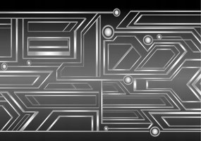 Fotótapéta Geometria vonalak és absztrakt figurák minimalizmus 208x146 +ragasztó