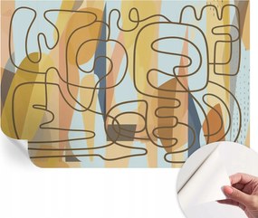 Prémium fali öntapadós fotótapéta Absztrakt formák 104x70 cm