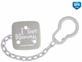 Canpol babies Cumi lánc Imádom Mami - szürke