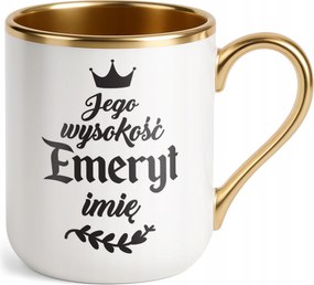 Prémium Arany Személyre szabott Bögre Nyugdíjasoknak Ajándék