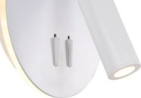 Maytoni IOS 176 C176-WL-01-6W-W Fali lámpa LED/540LM 540LM IP20
