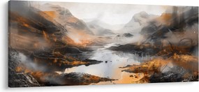 Kép - Hegyi tájak festése (120x50 cm)