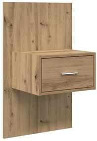 Ágyat tartó szekrény 2 pcs kézműves tölgy 48.5 x 32.5 x 80 cm