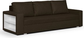 DOLAR I Háromszemélyes kinyitható kanapé Barna