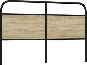 vidaXL csere fejtámla sonoma tölgy 150 cm acél és műfa