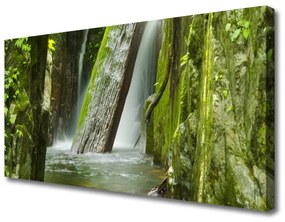 Vászonfotó vízesés Természet 120x60 cm