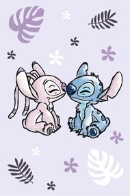 Disney Lilo és Stitch, A csillagkutya Purple polár takaró 100x150cm