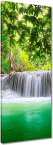 Vászonkép 40x100 Tájkép vízesés