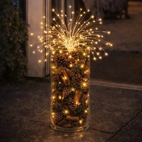 LED világítás, formázható Starlight, meleg fehér,8 funkció, 25 x 54 x 25 cm