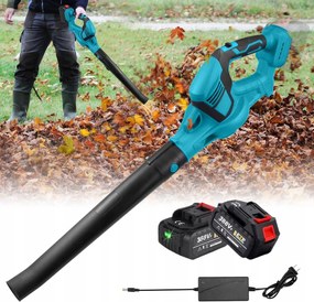 Akkumulátoros Kerti Levélfúvó Hóhoz 2x Aku Fúvó