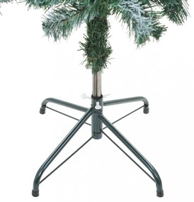 műfenyő műzúzmarával és fenyőtobozokkal 150 cm