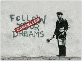 Poszterek 40x30 Banksy Follow Your Dreams