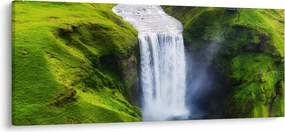 Kép - Skogafoss vízesés (120x50 cm)