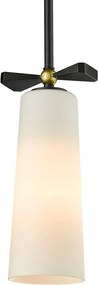 COSMOLIGHT P01121BK BOW Egyágú Függesztett Lámpa Fém E27 IP20