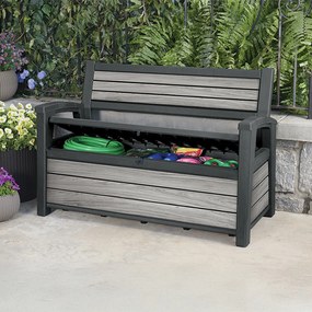 Decocoat műanyag kerti pad/tároló 227 L