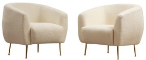 Eses Cream Bouclette fotel