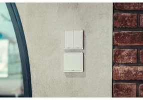 Immax NEO 07507L - Kapcsoló 2-gombos SMART 1xCR2430 Zigbee 3.0 Tuya