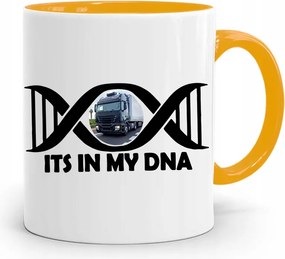 Kamionsofőrnek Tira Sárga Ajándék Bögre fényképes nyomattal